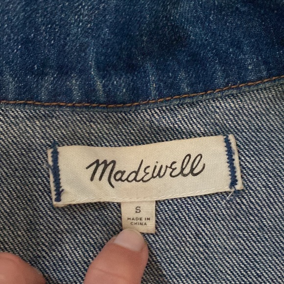 Madewell small Jean jacket dark wash - Picture 2 of 2